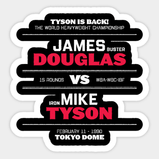 Douglas vs. Tyson Sticker